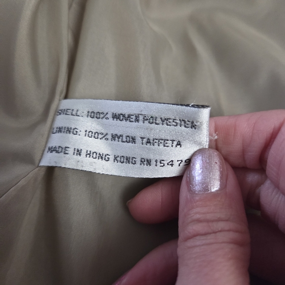 Vintage Women's Forecaster Rain/Trench Coat sz. 11/12 - Picture 10 of 10